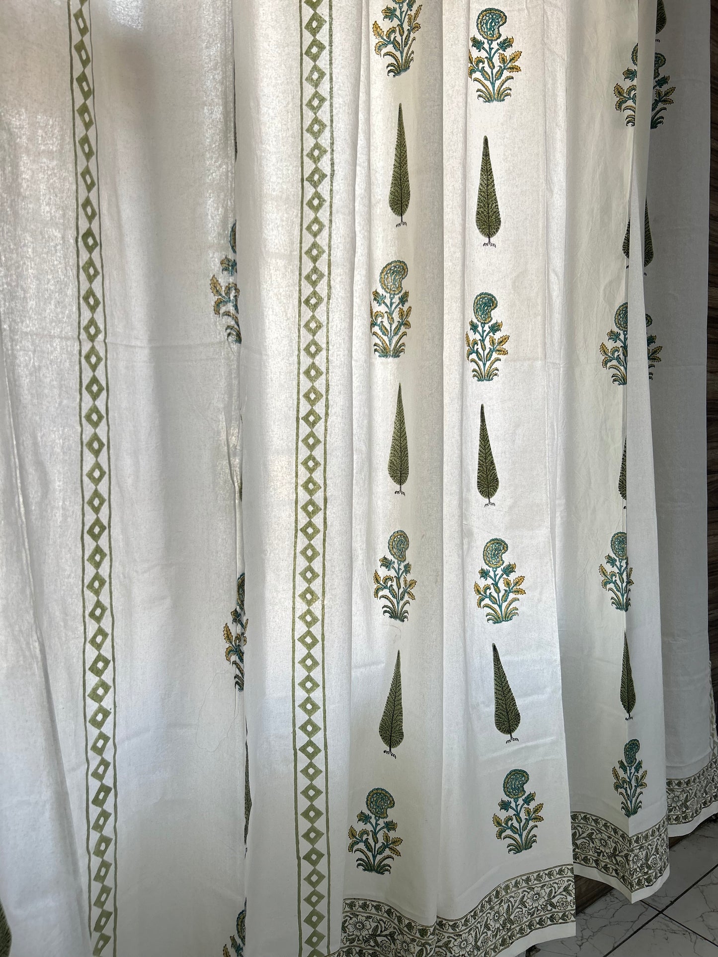 "Natya Parda" - Handblock Print Curtains