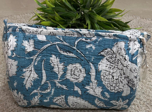 "Srijan" Handblock Print Quilted Pouches